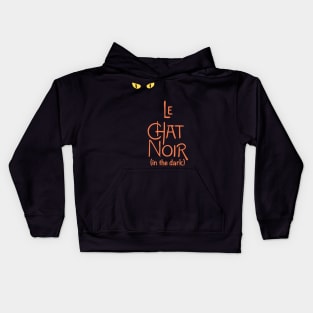 Le Chat Noir in the Dark Kids Hoodie